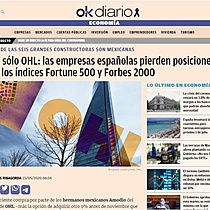 No slo OHL: las empresas espaolas pierden posiciones en los ndices Fortune 500 y Forbes 2000